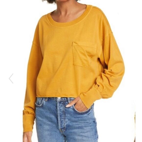 NWT Free People We the Free Austin Long Sleeve Top - Picture 1 of 6